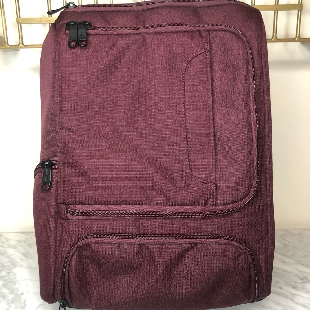 🎒 eBags Professional Slim JR CarryOn/Laptop Backpack  |  Garnet / Maroon
